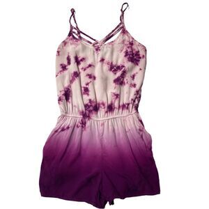 Arizona Jeans Company Tie Dye Romper Size XS